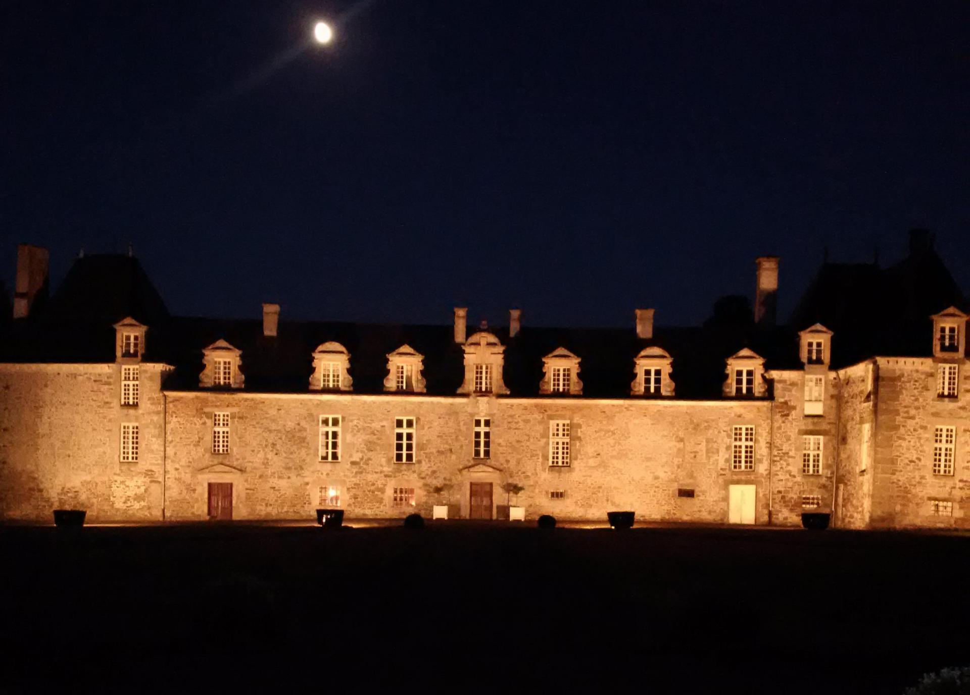 Castle 17-18th century. I.S.M.H. outbuildings and park 