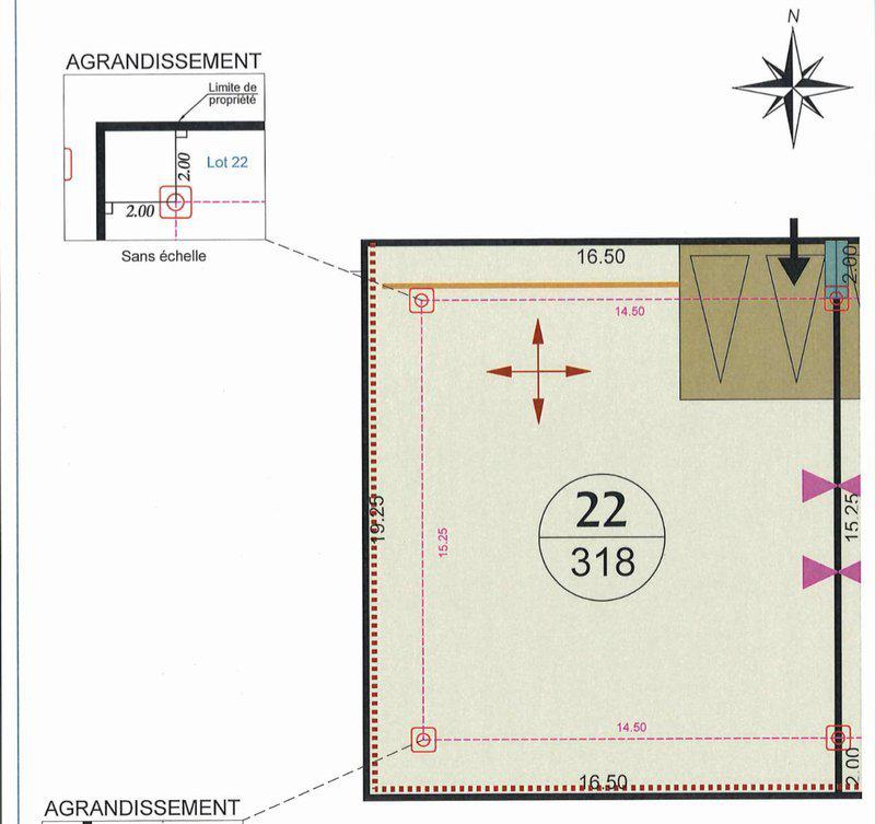 Private setting Building plot 318m2