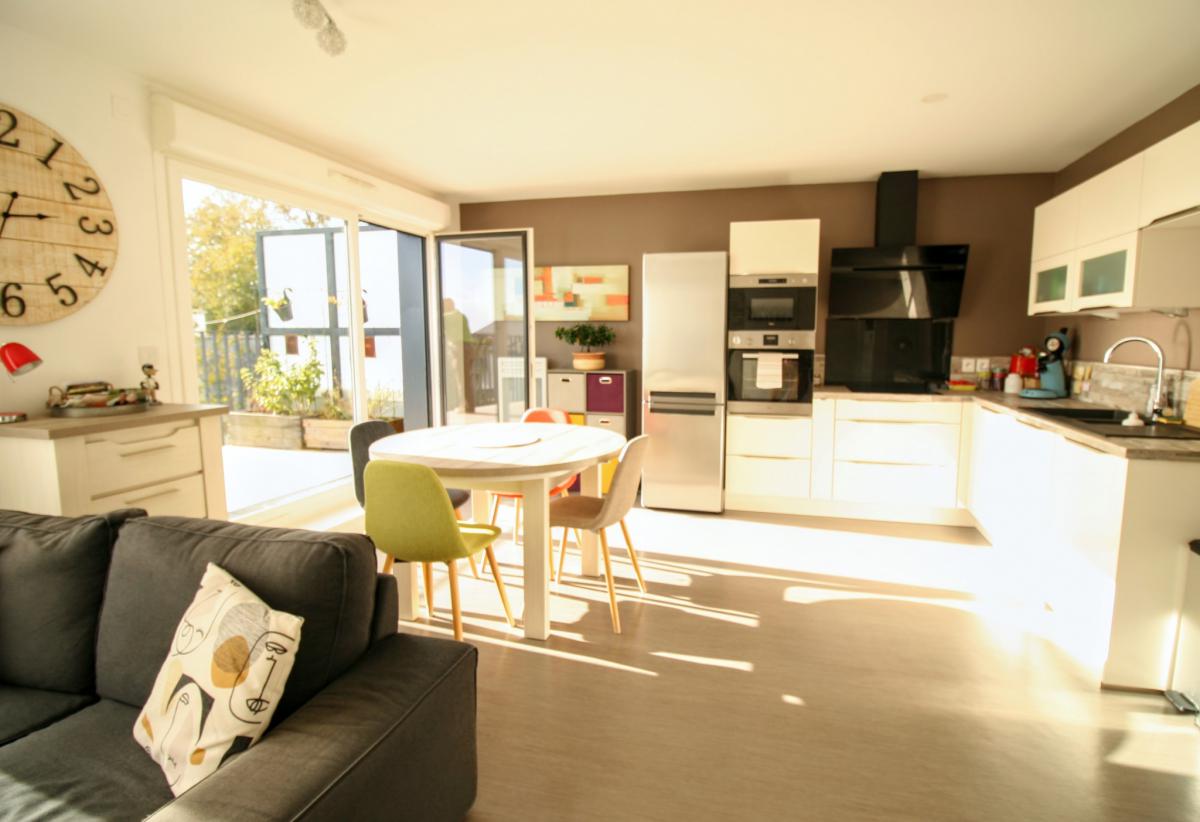 Vannes flat-terrace 2 bedrooms garage 