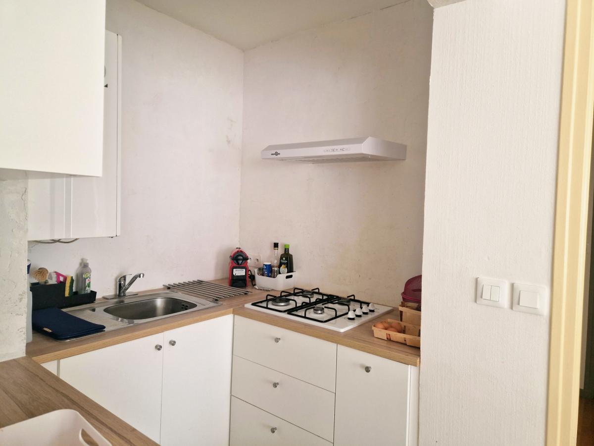 Center apartment balcony terrace 1 bed parking cellar