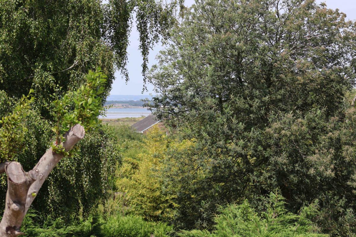 Longère 5 ch jardin-terrasse arboré petite vue mer