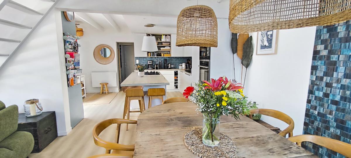 Saint-Pierre-Quiberon in Portivy, 100 m from the sea and beach