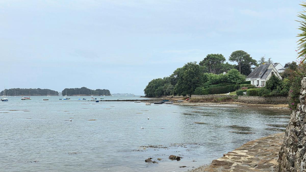 Plage de Locmiquel maison et terrasses 