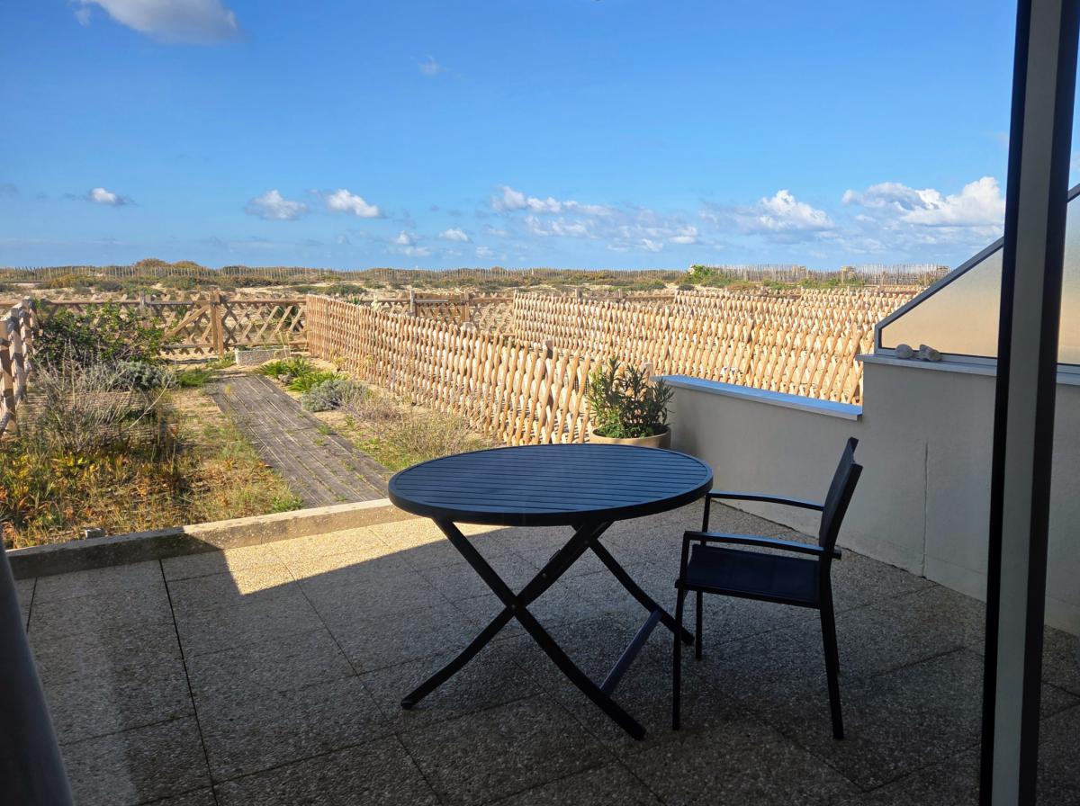 Appartement 1 ch terrasse jardinet cave garage 