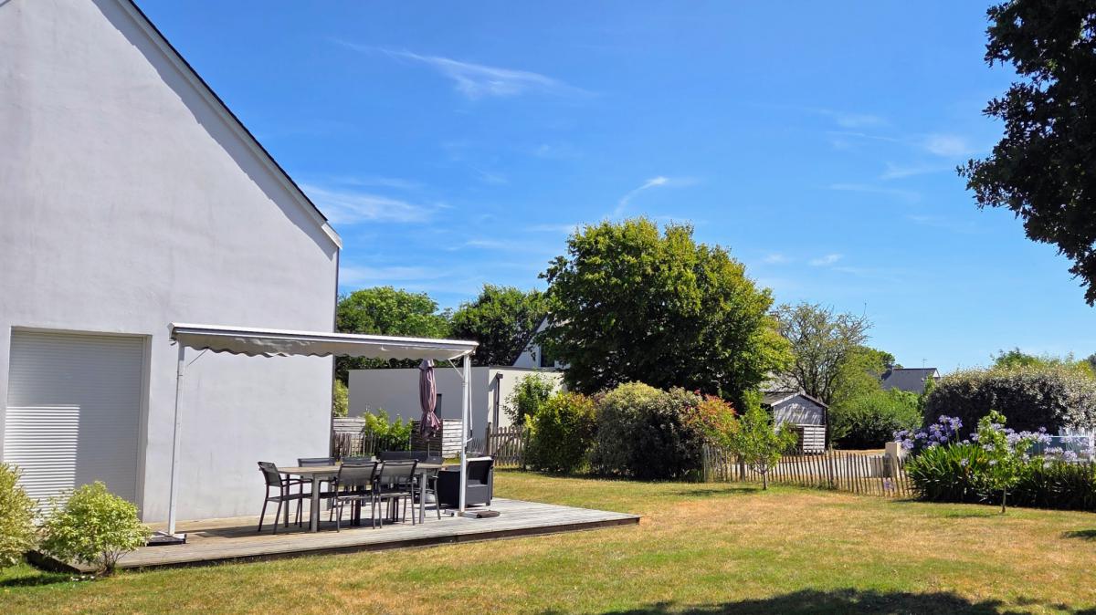 Maison contemporaine jardin plage direct