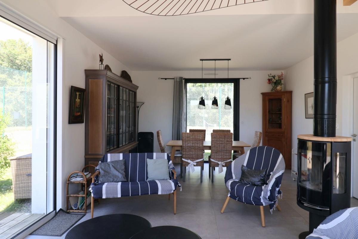 Maison contemporaine jardin plage direct
