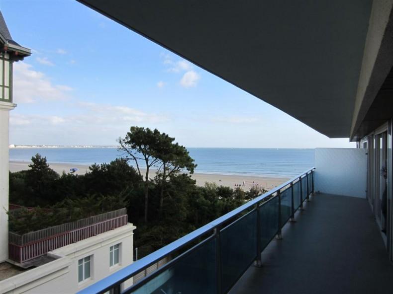 Pleine vue mer plage Benoît Appartement terrasse