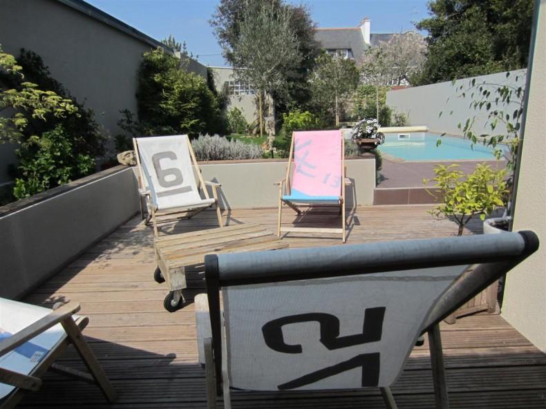 VANNES Port à pied Maison 3 ch piscine VENDU