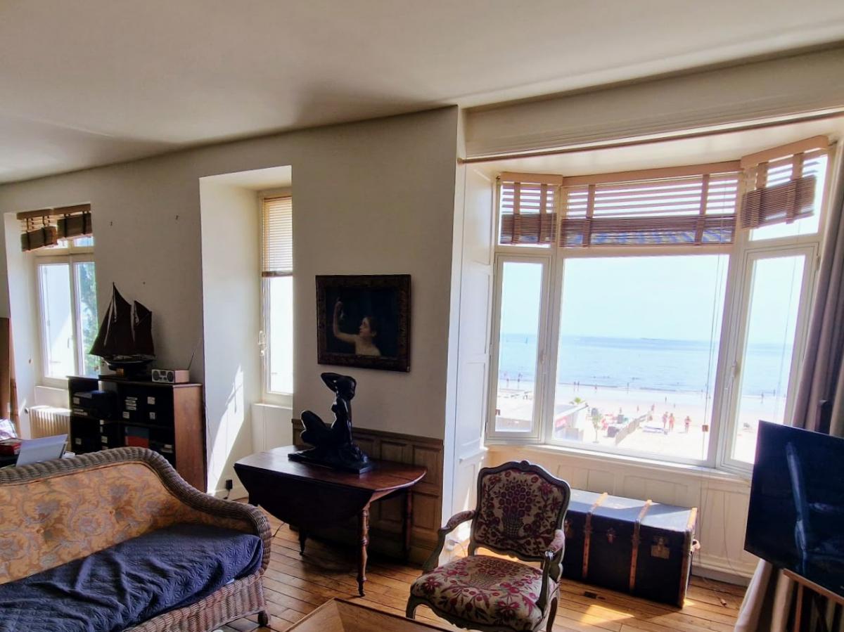 Vue mer Appartement 2 ch possible cave jardin garage
