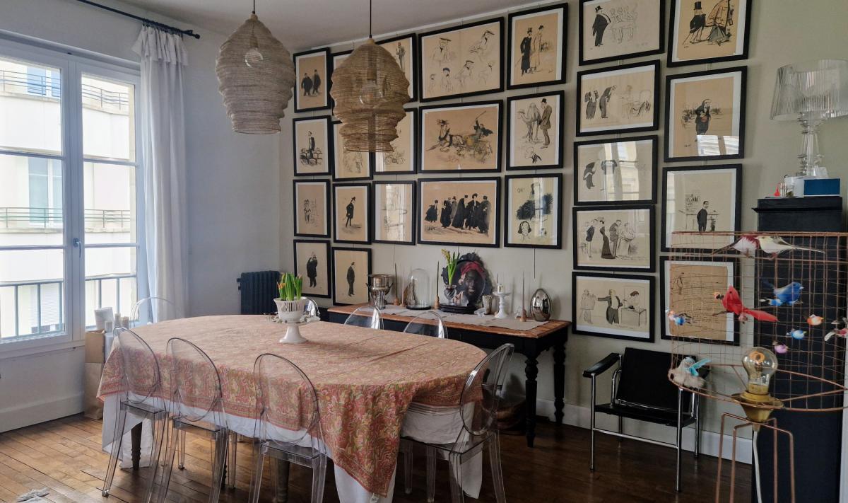 Appartement ancien lumineux 4 ch cave