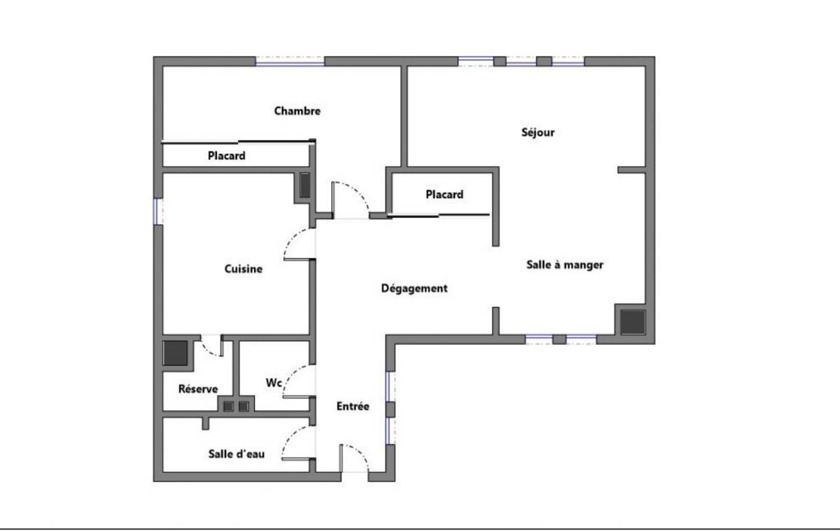Exclusivité Commerce appartement cave + parking 